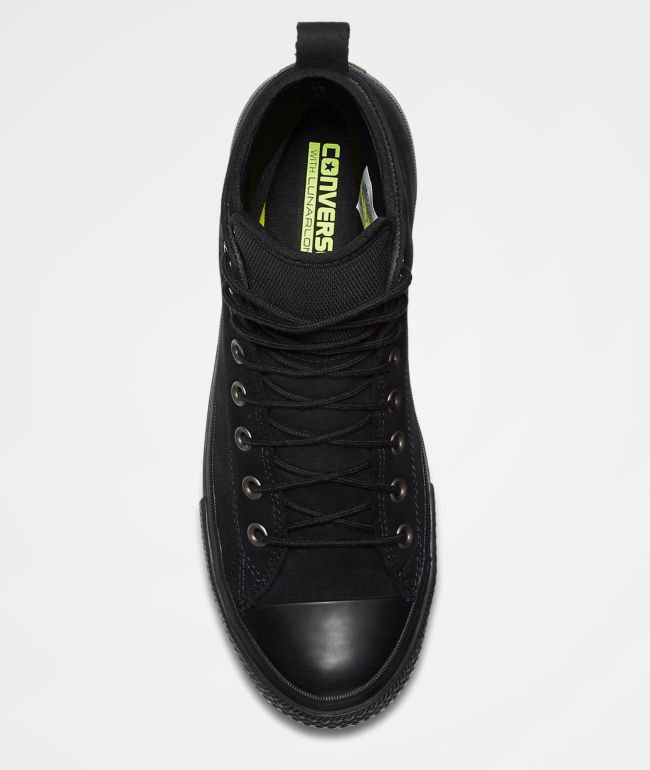 converse chuck taylor waterproof black